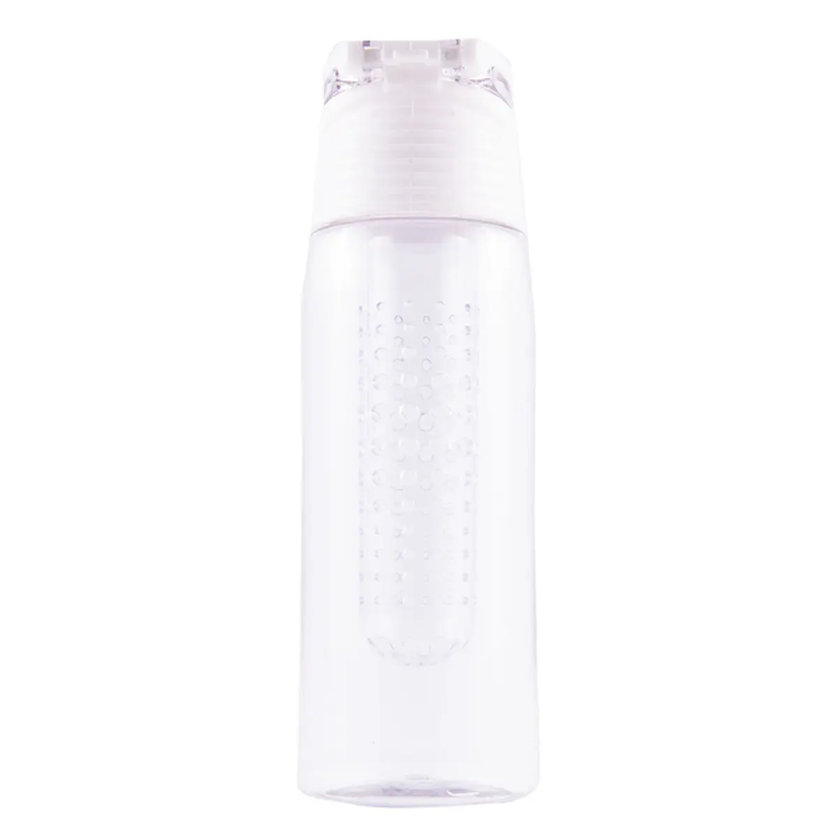 Bidon Frutello 700 ml, biały/transparentny