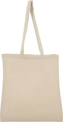 Torba z bawełny organicznej z długimi uszami i szerokim dnem 180 g/m2 ADAM