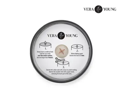Świeca sojowa 220g - Black Pomegranate - VERA YOUNG