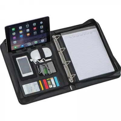 Folder A4 z notatnikiem w linie i segregatorem LUCIANA