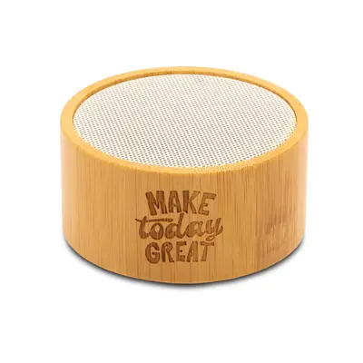 Bambusowy głośnik Bluetooth Soundy, brązowy