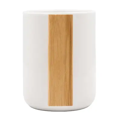 Kubek ceramiczny Sento, biały