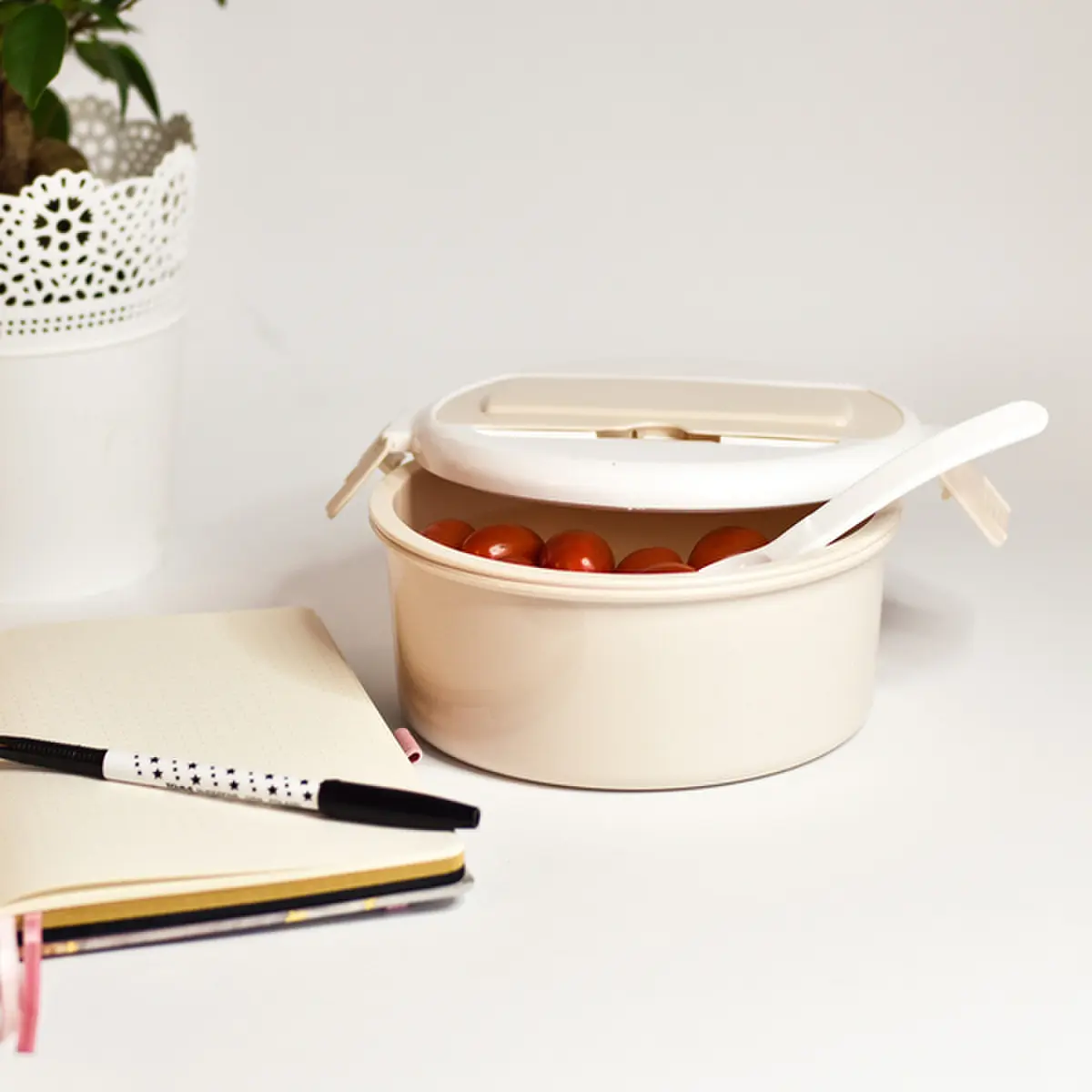 Pojemnik na lunch Tastyway 1000 ml, beżowy