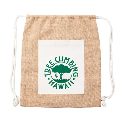 Plecak jutowy Eco-Pure, brązowy