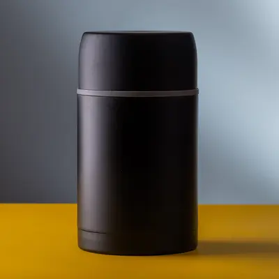 Pojemnik próżniowy Termo 800 ml, czarny