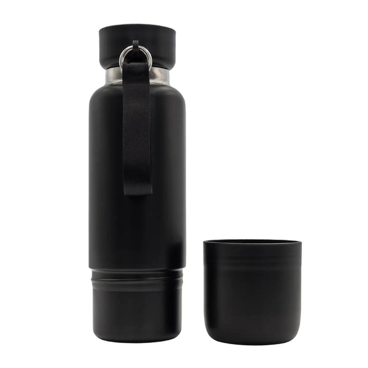 Wielofunkcyjna butelka termiczna Multina 500 ml, czarny