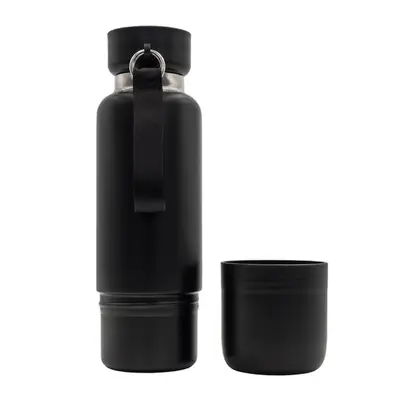 Wielofunkcyjna butelka termiczna Multina 500 ml, czarny