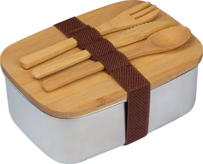 Zestaw lunch box, butelka 500 ml i torba termiczna BRIGITTE