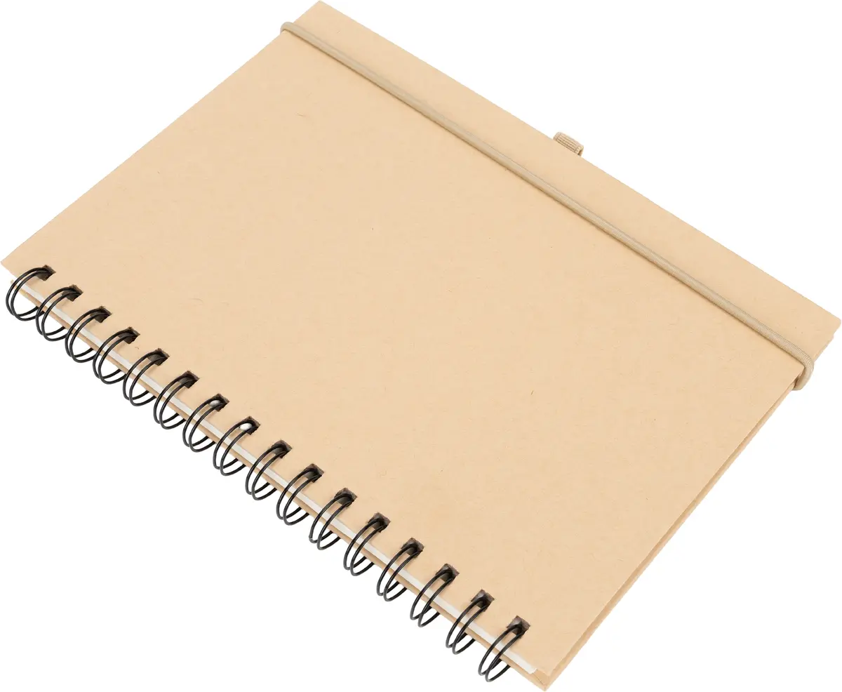 Notatnik A5 w linie z papieru z recyklingu ALINA