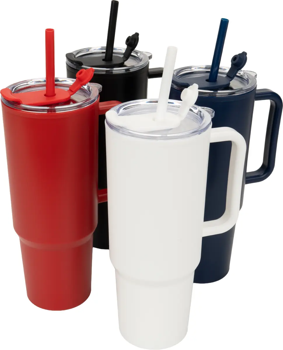 Kubek ze słomką XXL 1200 ml TEODORA