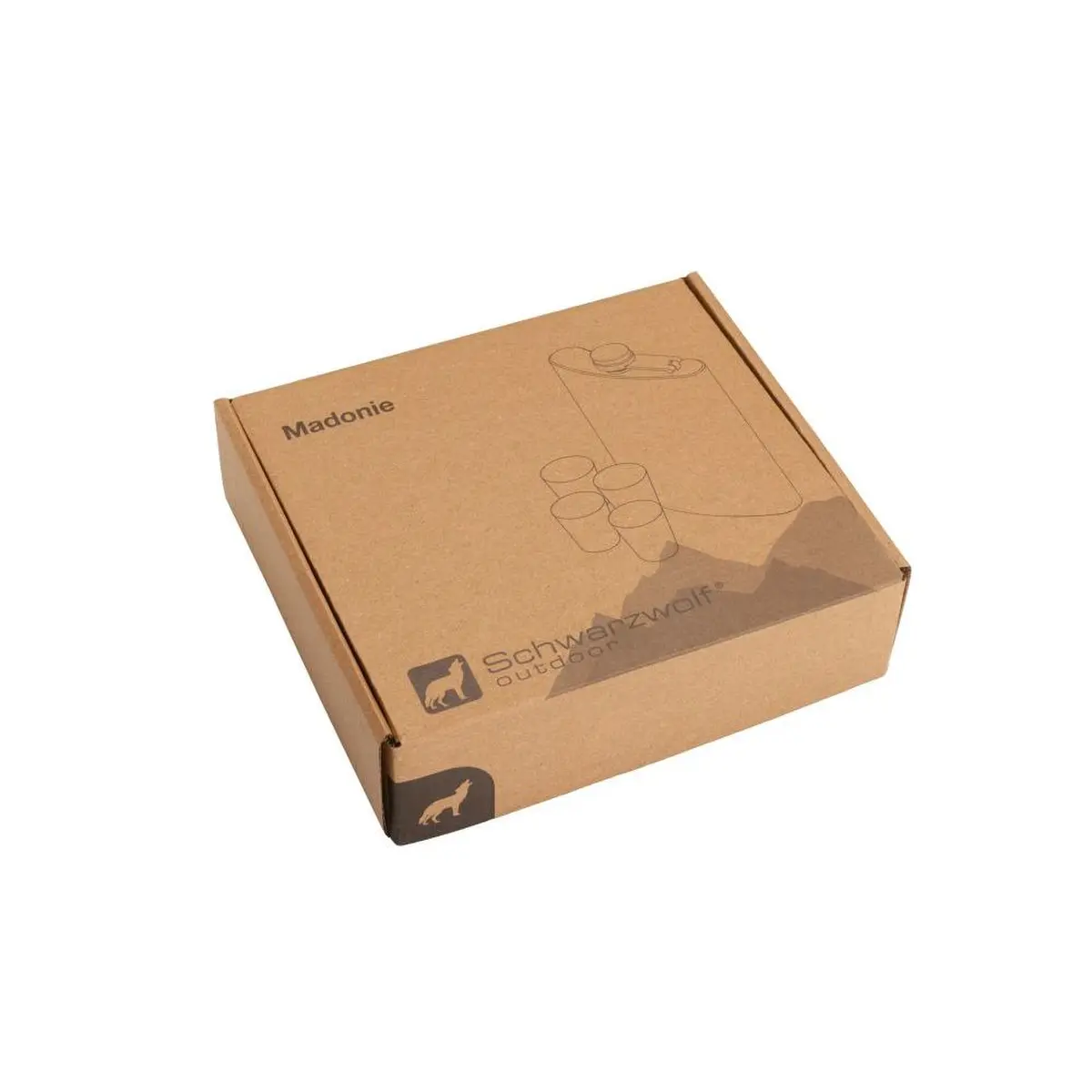 Piersiówka 236 ml MADONIE Schwarzwolf