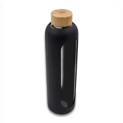 Butelka ze szkła borokrzemowego Richmond 1100 ml, czarny