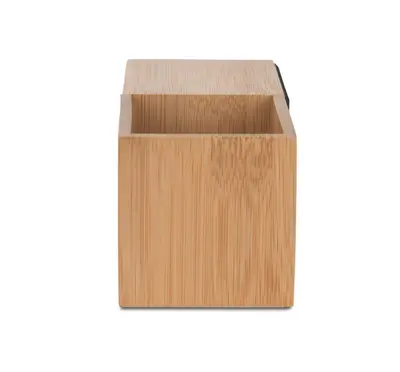Zegar z przybornikiem na biurko BAMBOO