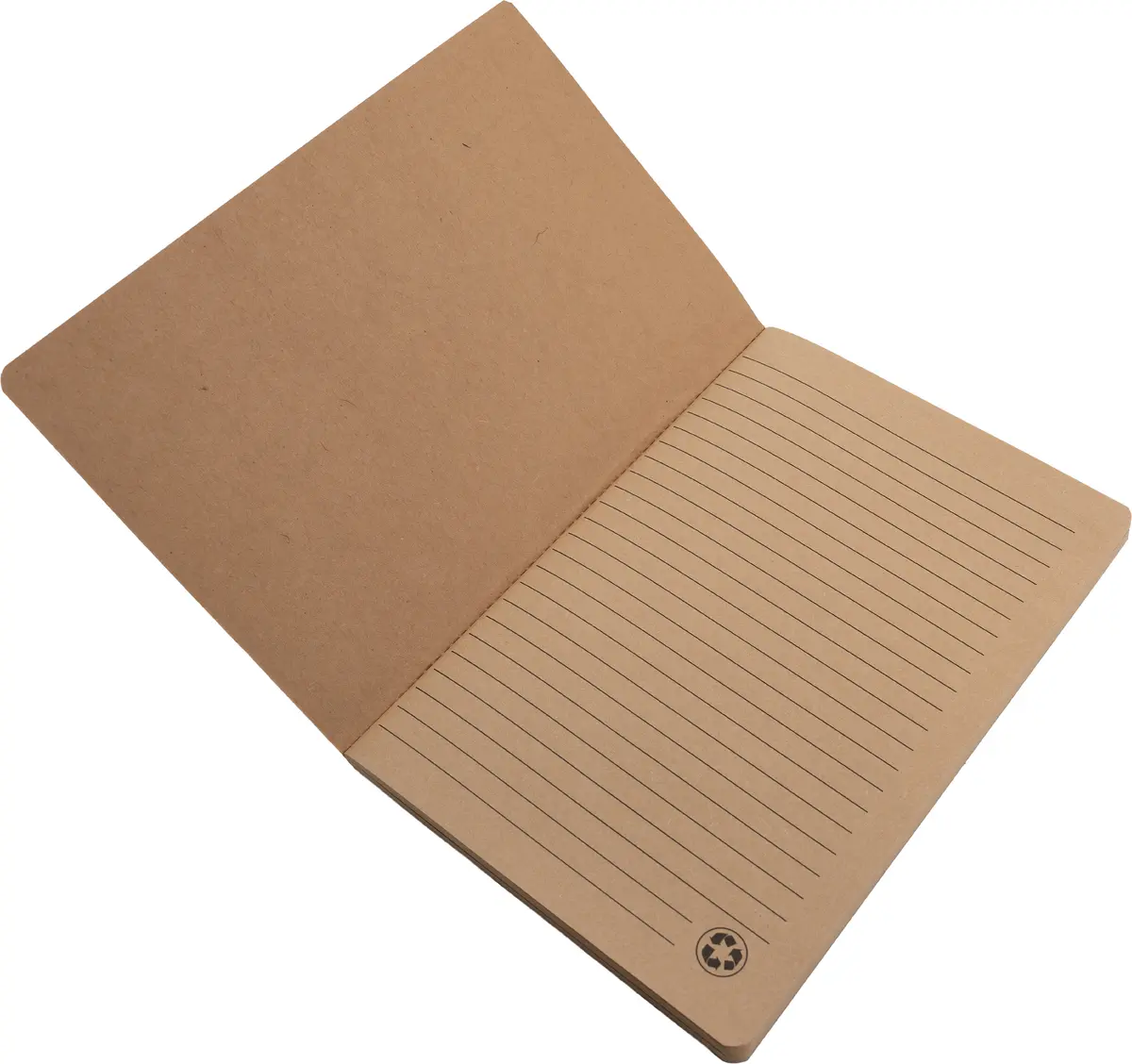 Notatnik A5 w linie z papieru z recyklingu BENEDETTO