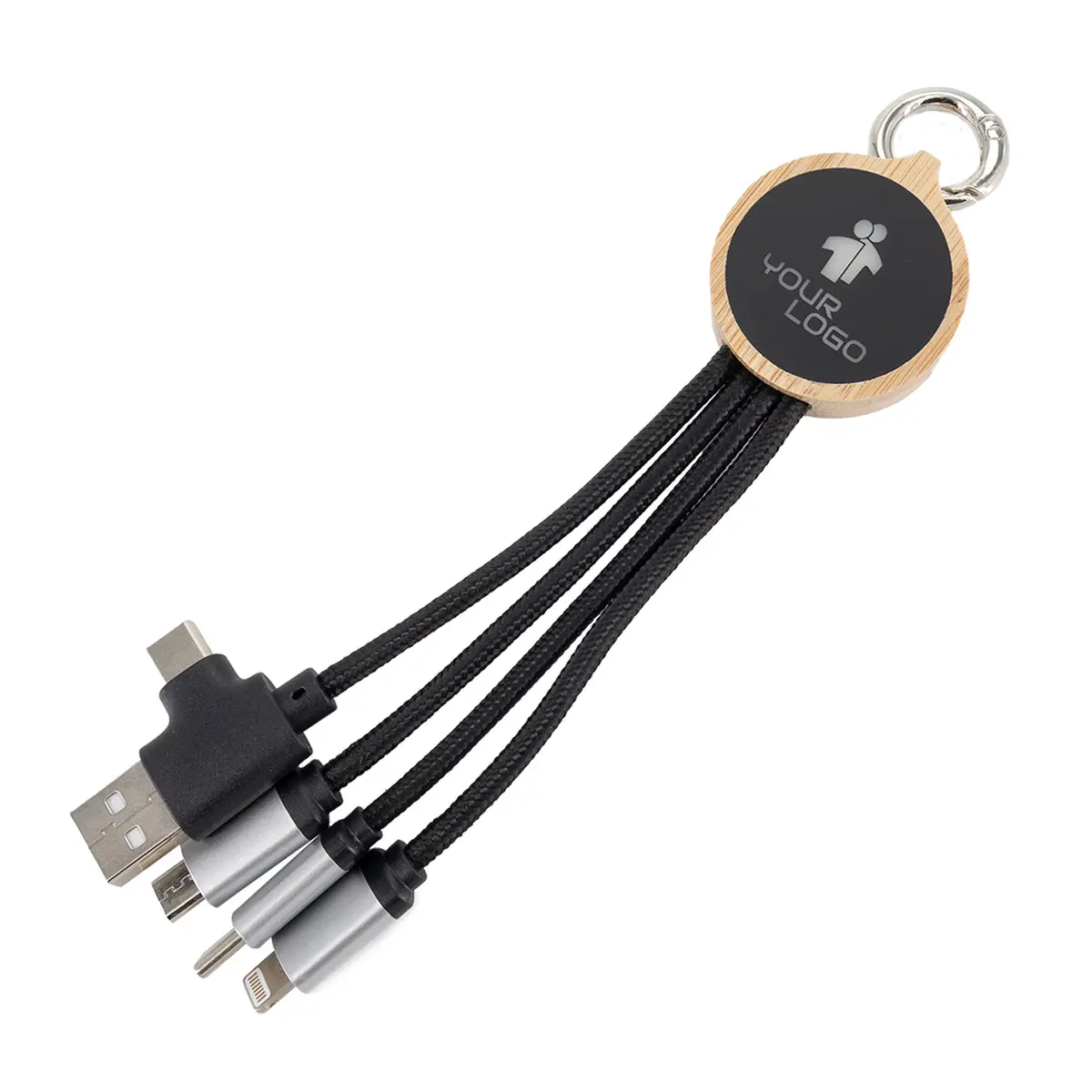 Kabel do ładowania 3w1 z podświetlanym logo