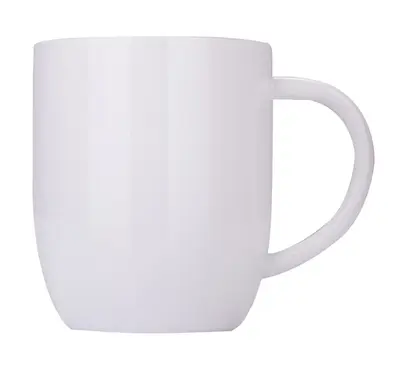 Kubek stalowy Day Alis z powłoką sublimacyjną 350 ml, biały