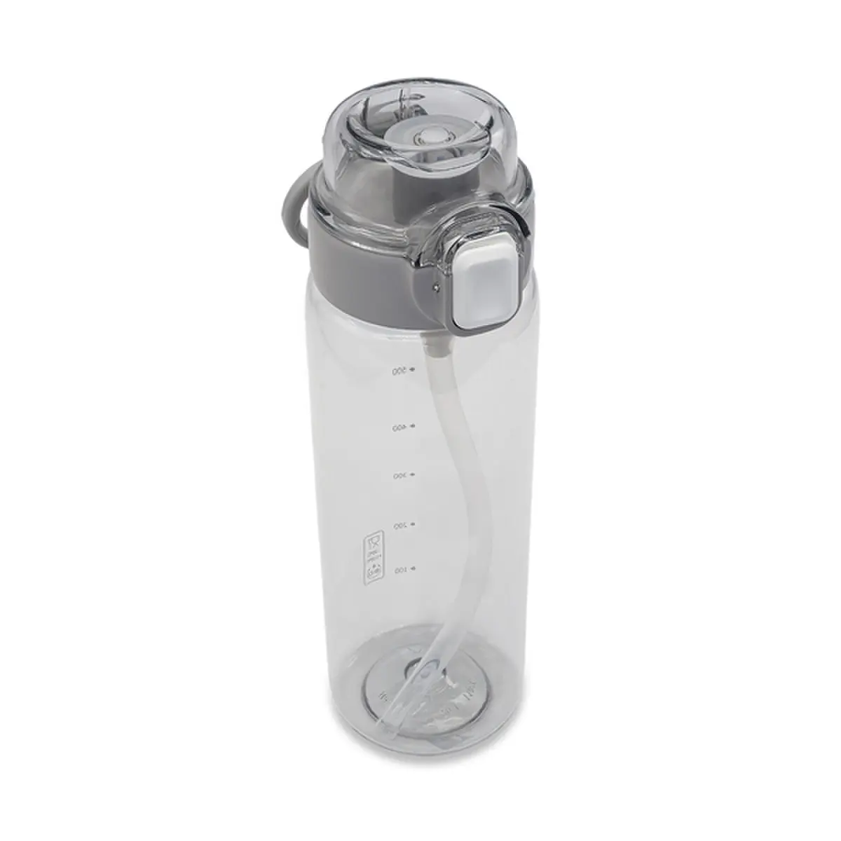 Bidon ze słomką Amad 800 ml, szary