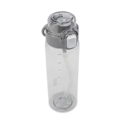 Bidon ze słomką Amad 800 ml, szary