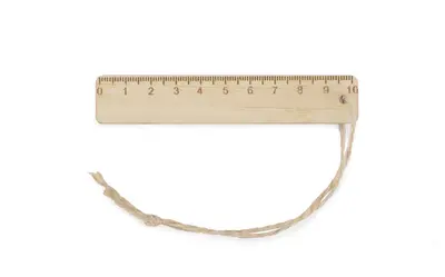 Linijka 10 cm ze sznurkiem LINIFY