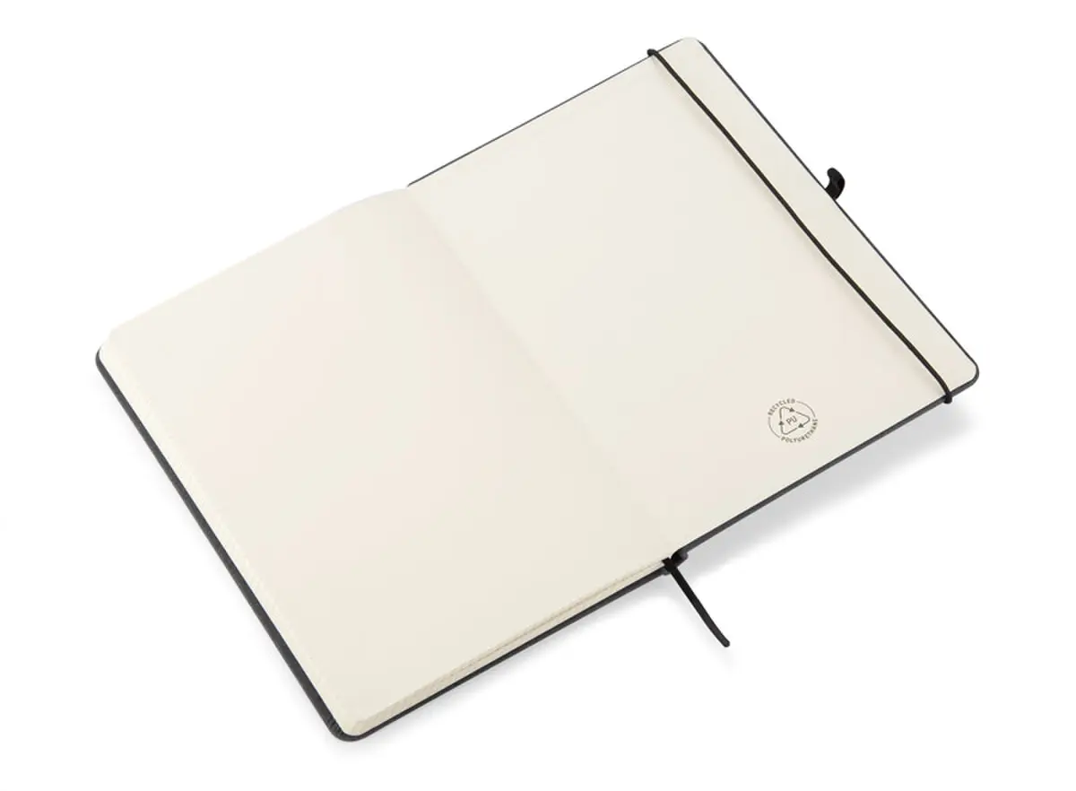 Notes z recyklingowanego PU, GLITZO A5