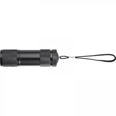 Latarka metalowa 9 LED DUNCAN