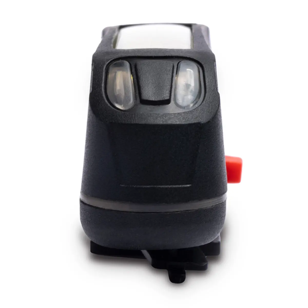 Lampka rowerowa Utrecht,  ładowana przez  USB, czarny