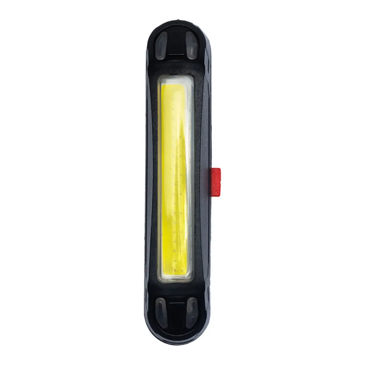 Lampka rowerowa Utrecht,  ładowana przez  USB, czarny