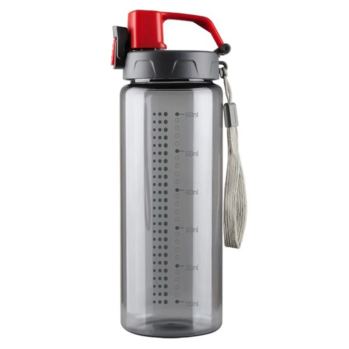 Bidon Feelsogood 700 ml, czarny/szary