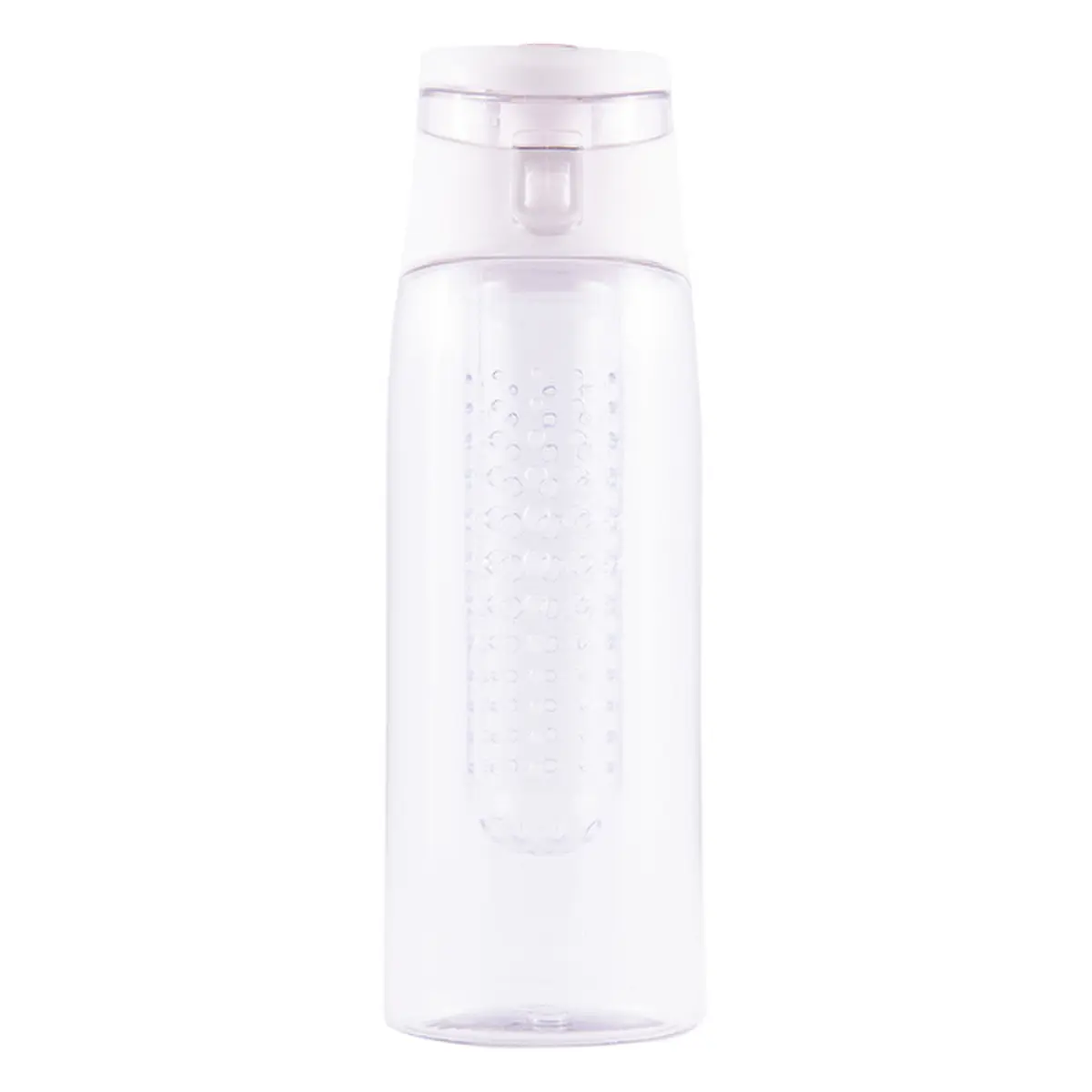 Bidon Frutello 700 ml, biały/transparentny
