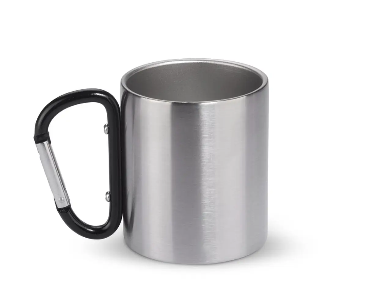 Kubek z karabińczykiem CAMPIC 200 ml
