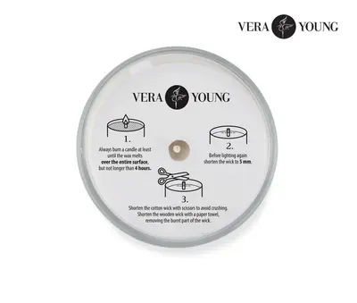 Świeca sojowa 170g - Lemongrass & Ginger - VERA YOUNG