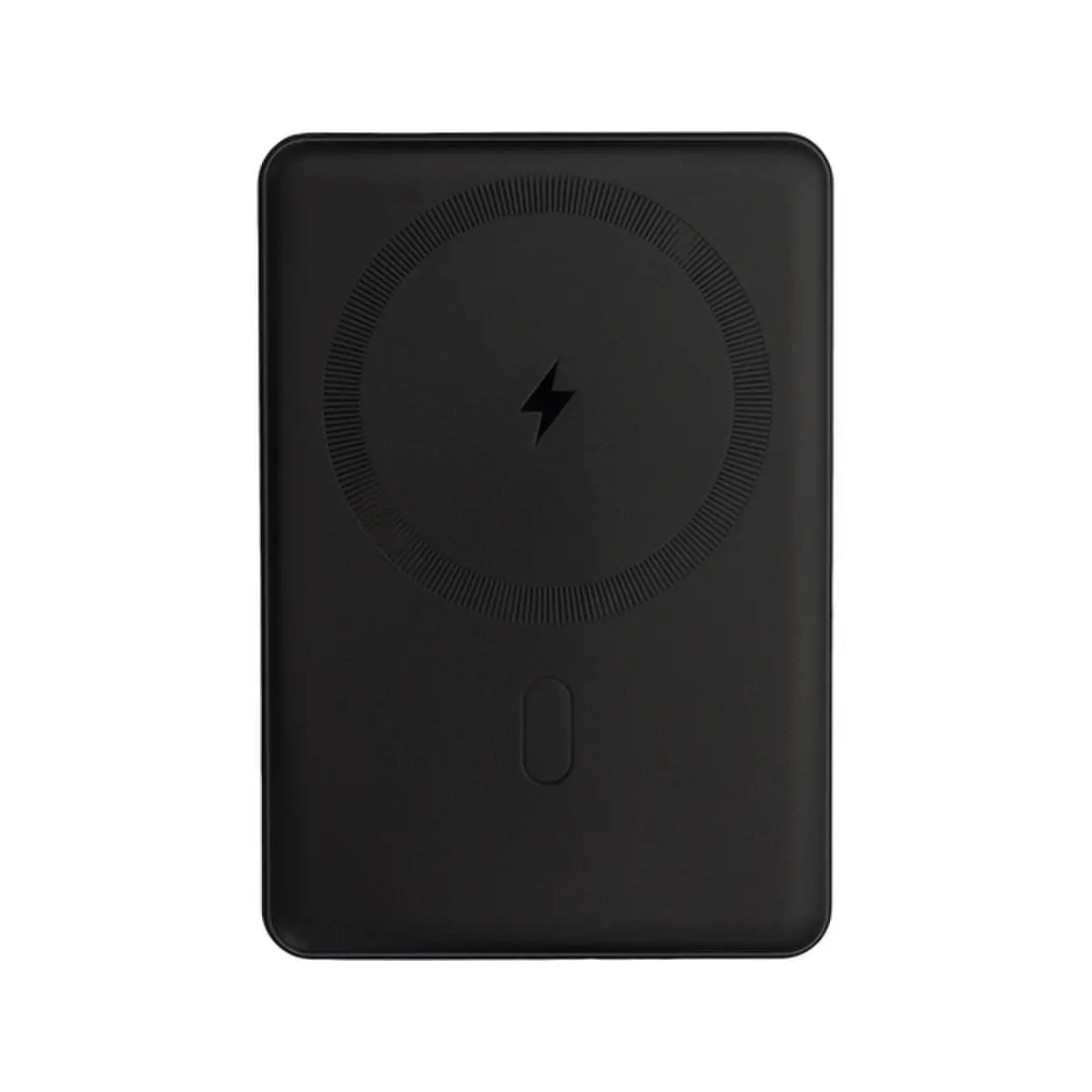 Magnetyczny bezprzewodowy power bank 5000 mAh Yuki, czarny