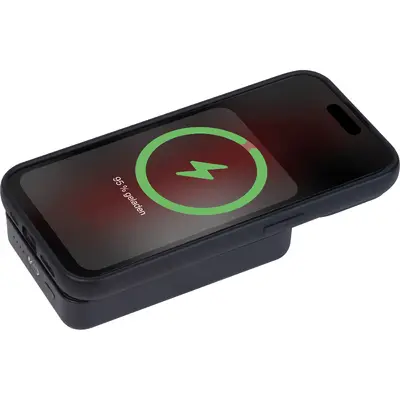 Power bank magnetyczny z ABS z recyklingu 10000 mAh DONNA