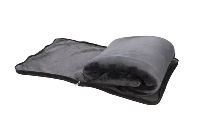 Koc i poduszka 2w1 AMIATA Schwarzwolf