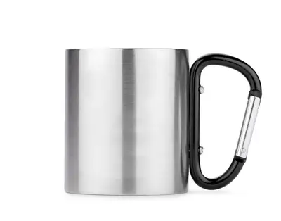 Kubek z karabińczykiem CAMPIC 200 ml