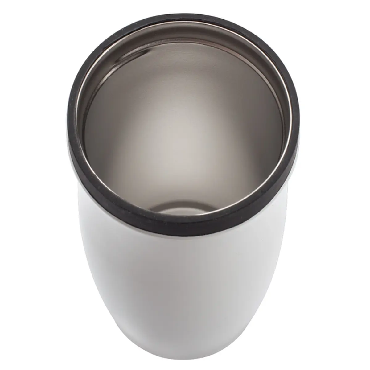 Kubek termiczny Viki 390 ml, czarny/biały