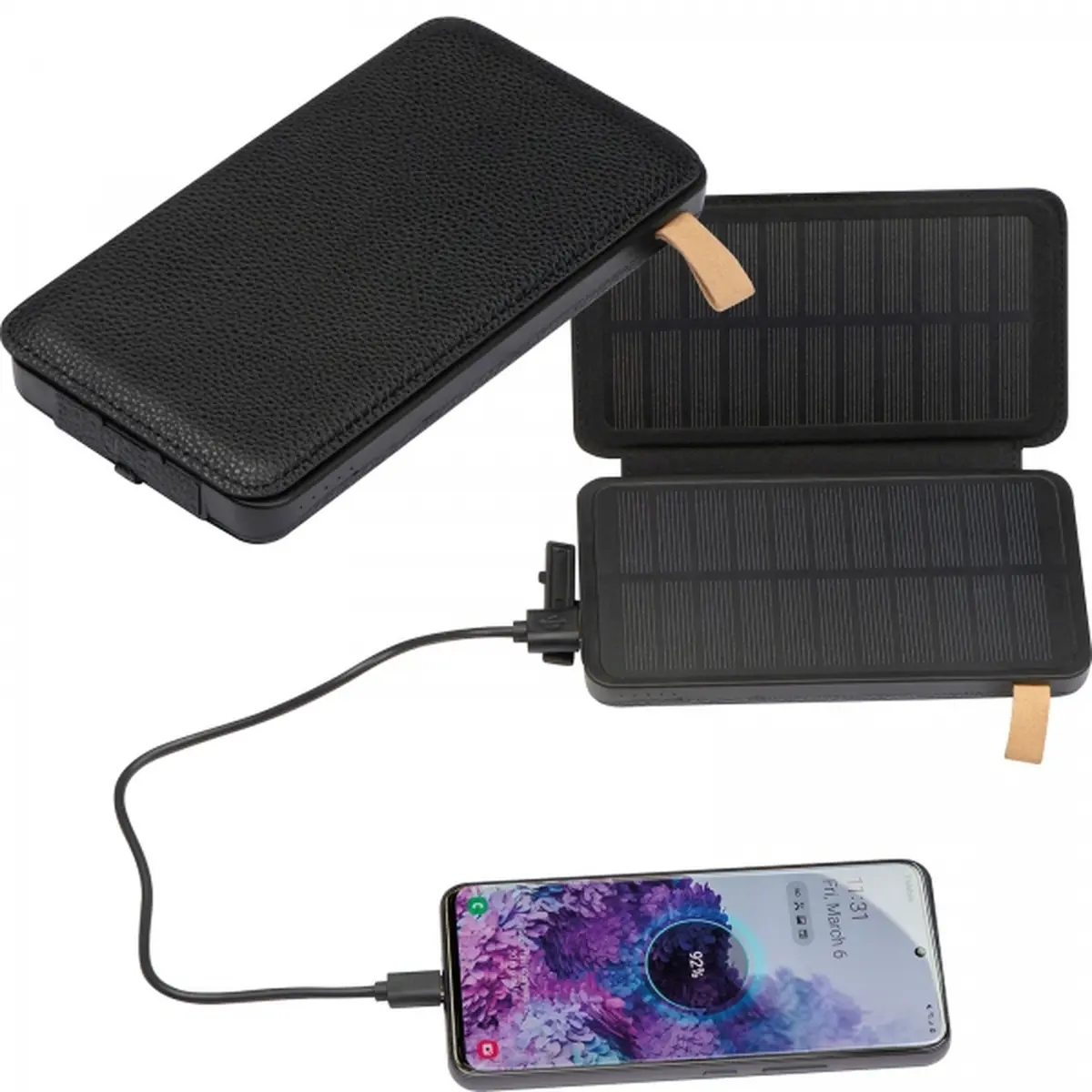 Power bank 8000 mAh solarny BRUNA