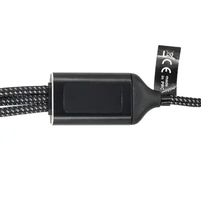 Kabel do ładowania 3w1 z podświetlanym logo Pierre Cardin