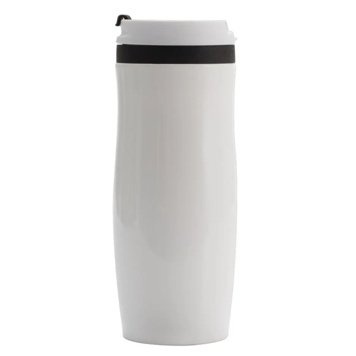 Kubek termiczny Viki 390 ml, czarny/biały