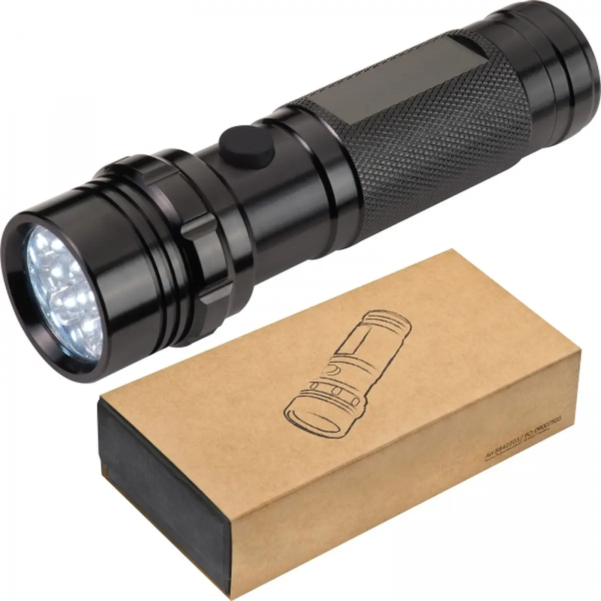 Latarka metalowa 14 LED ERASMO