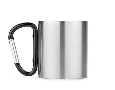 Kubek z karabińczykiem CAMPIC 200 ml
