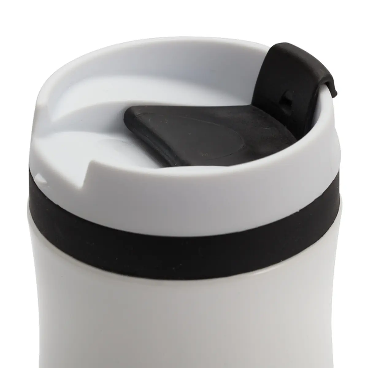 Kubek termiczny Viki 390 ml, czarny/biały