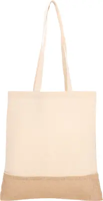 Torba bawełniana z jutowym dnem 140 g/m2 DOREEN
