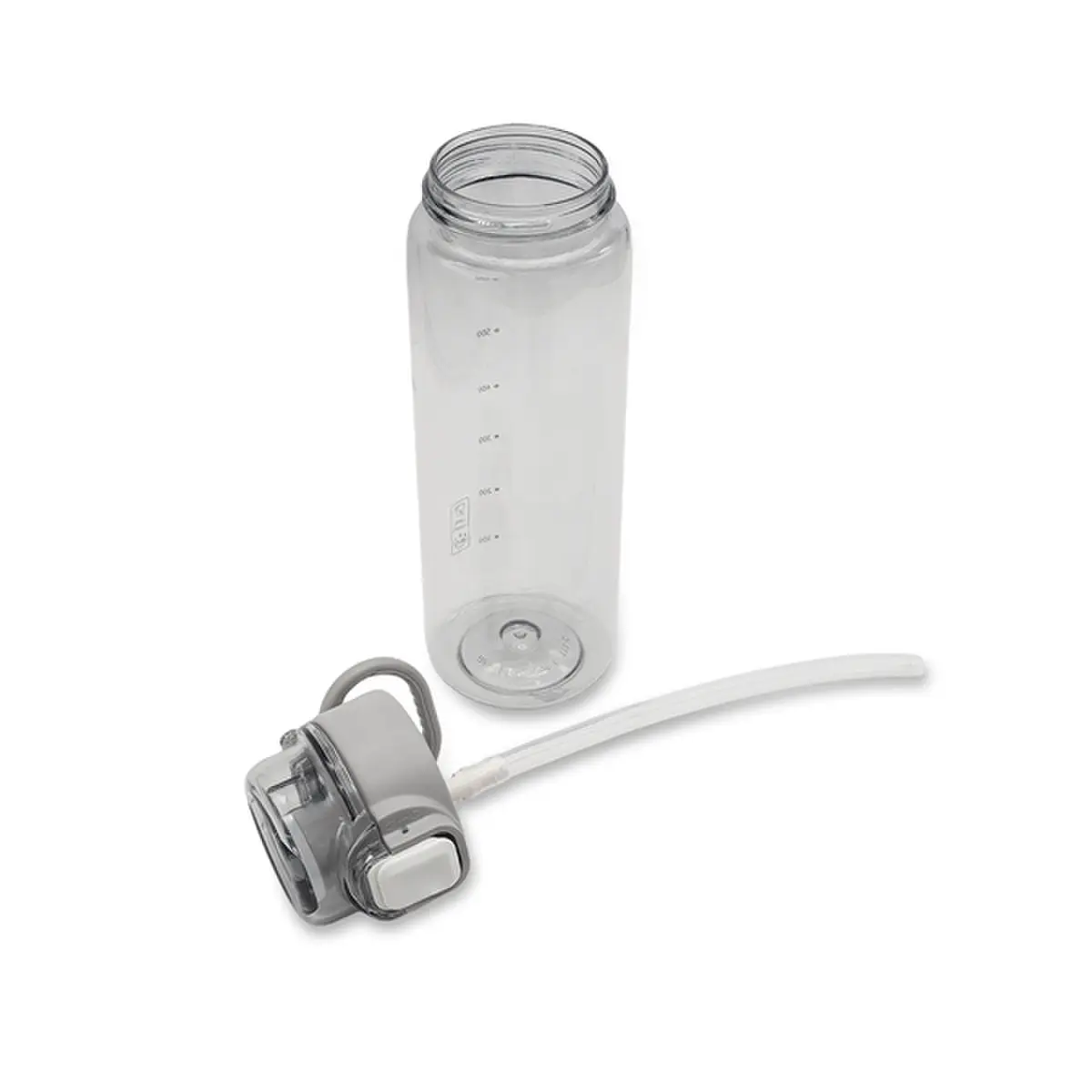 Bidon ze słomką Amad 800 ml, szary