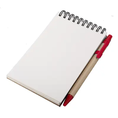 Notes Kraft z długopisem, czarny/beżowy