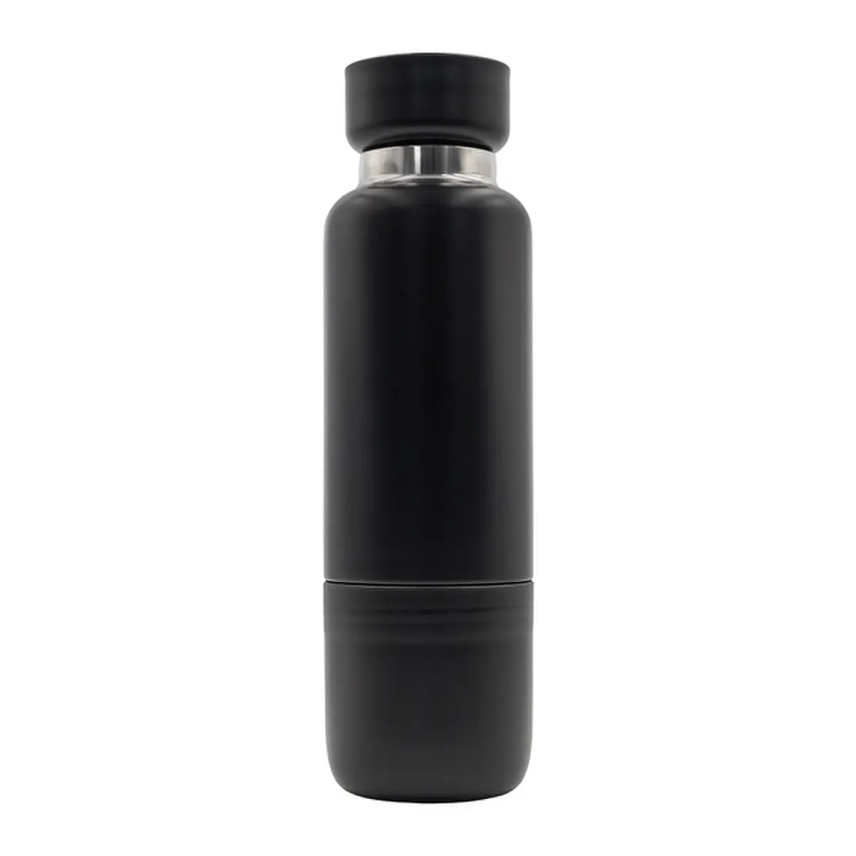 Wielofunkcyjna butelka termiczna Multina 500 ml, czarny